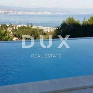 OPATIJA, IČIĆI - ekskluzivna vila 750m2 s 2 bazena i panoramskim pogledom na more + uređena okućnica 2375m2