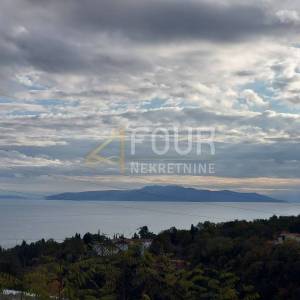 Opatija, Ičići, građevinski teren s otvorenim pogledom na Kvarner