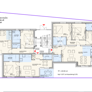 OPATIJA, IČIĆI - građevinsko zemljište 2800m2 S LOKACIJSKOM DOZVOLOM!! I s pogledom na more za stambenu zgradu–stanove /apartma...