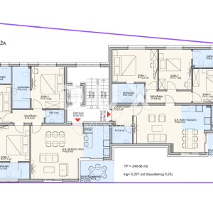 OPATIJA, IČIĆI - građevinsko zemljište 2800m2 S LOKACIJSKOM DOZVOLOM!! I s pogledom na more za stambenu zgradu–stanove /apartma...