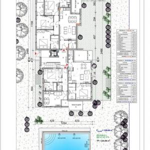 OPATIJA, IČIĆI - građevinsko zemljište 2800m2 S LOKACIJSKOM DOZVOLOM!! I s pogledom na more za stambenu zgradu–stanove /apartma...