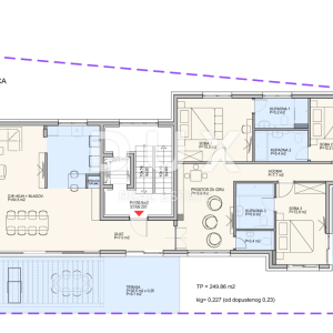 OPATIJA, IČIĆI - građevinsko zemljište 2800m2 S LOKACIJSKOM DOZVOLOM!! I s pogledom na more za stambenu zgradu–stanove /apartma...