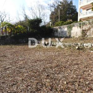 OPATIJA, IČIĆI - građevinsko zemljište 2800m2 S LOKACIJSKOM DOZVOLOM!! I s pogledom na more za stambenu zgradu–stanove /apartma...
