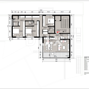 OPATIJA, IČIĆI- građevinsko zemljište 640m2 s građevinskom dozvolom i s pogledom na more za obiteljsku kuću/ villu/ apartmane/ ...