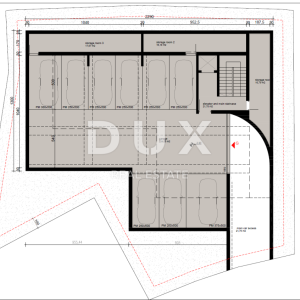 OPATIJA, IČIĆI- građevinsko zemljište 640m2 s građevinskom dozvolom i s pogledom na more za obiteljsku kuću/ villu/ apartmane/ ...