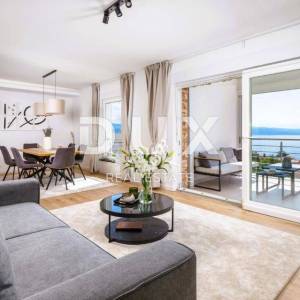 OPATIJA, IČIĆI - luksuzni 2s+db stan s fantastičnim pogledom na more