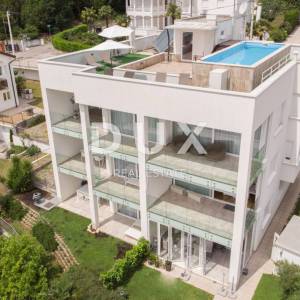 OPATIJA, IČIĆI – moderan stan s krovnim bazenom u novogradnji s pogledom na more