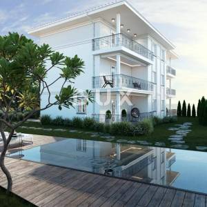 OPATIJA, IČIĆI - NOVO - ekskluzivna novogradnja s bazenom i panoramskim pogled na more, veći stan s terasom blizu mora