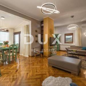 OPATIJA, IČIĆI - NOVO - stan 135m2 za dugoročni najam, bazen, terasa, panoramski pogled na more