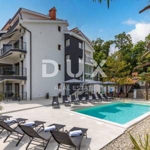 OPATIJA, IČIĆI - NOVO - stan 135m2 za dugoročni najam, bazen, terasa, panoramski pogled na more
