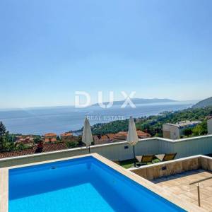 OPATIJA, IČIĆI - penthouse od 165m2 s panoramskim pogledom na more, bazen