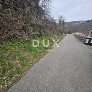 OPATIJA, IČIĆI, POLJANE - građevinsko zemljište 1050m2 s pogledom na more za stambenu zgradu - stanove /obiteljsku kuću - kuću ...