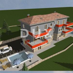 OPATIJA, IČIĆI, POLJANE- građevinsko zemljište 2000m2 S 3 GRAĐEVNE DOZVOLE i pogledom na more 