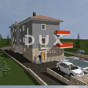 OPATIJA, IČIĆI, POLJANE- građevinsko zemljište 1300m2 S 2 GRAĐEVNE DOZVOLE i pogledom na more 
