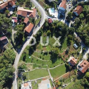 OPATIJA, IČIĆI, POLJANE- građevinsko zemljište 950m2 s pogledom na more za obiteljsku kuću/ villu/ stambenu zgradu- stanove- ap...