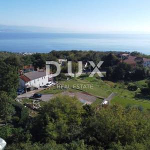 OPATIJA, IČIĆI, POLJANE- građevinsko zemljište 950m2 s pogledom na more za obiteljsku kuću/ villu/ stambenu zgradu- stanove- ap...