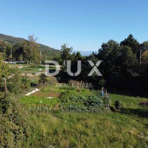 OPATIJA, IČIĆI, POLJANE- građevinsko zemljište 1400m2 s pogledom na more za obiteljsku kuću/ villu/ stambenu zgradu- stanove- a...