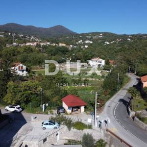OPATIJA, IČIĆI, POLJANE- građevinsko zemljište 1400m2 s pogledom na more za obiteljsku kuću/ villu/ stambenu zgradu- stanove- a...