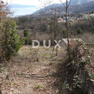 OPATIJA, IČIĆI, POLJANE- građevinsko zemljište 972m2 s GRAĐ. DOZVOLOM i s pogledom na more za obiteljsku kuću/ villu/ stambenu ...