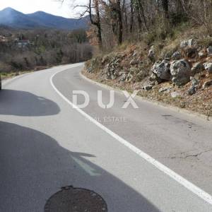 OPATIJA, IČIĆI, POLJANE- građevinsko zemljište 972m2 s GRAĐ. DOZVOLOM i s pogledom na more za obiteljsku kuću/ villu/ stambenu ...