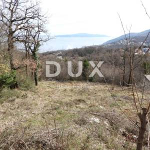 OPATIJA, IČIĆI, POLJANE- građevinsko zemljište 972m2 s GRAĐ. DOZVOLOM i s pogledom na more za obiteljsku kuću/ villu/ stambenu ...
