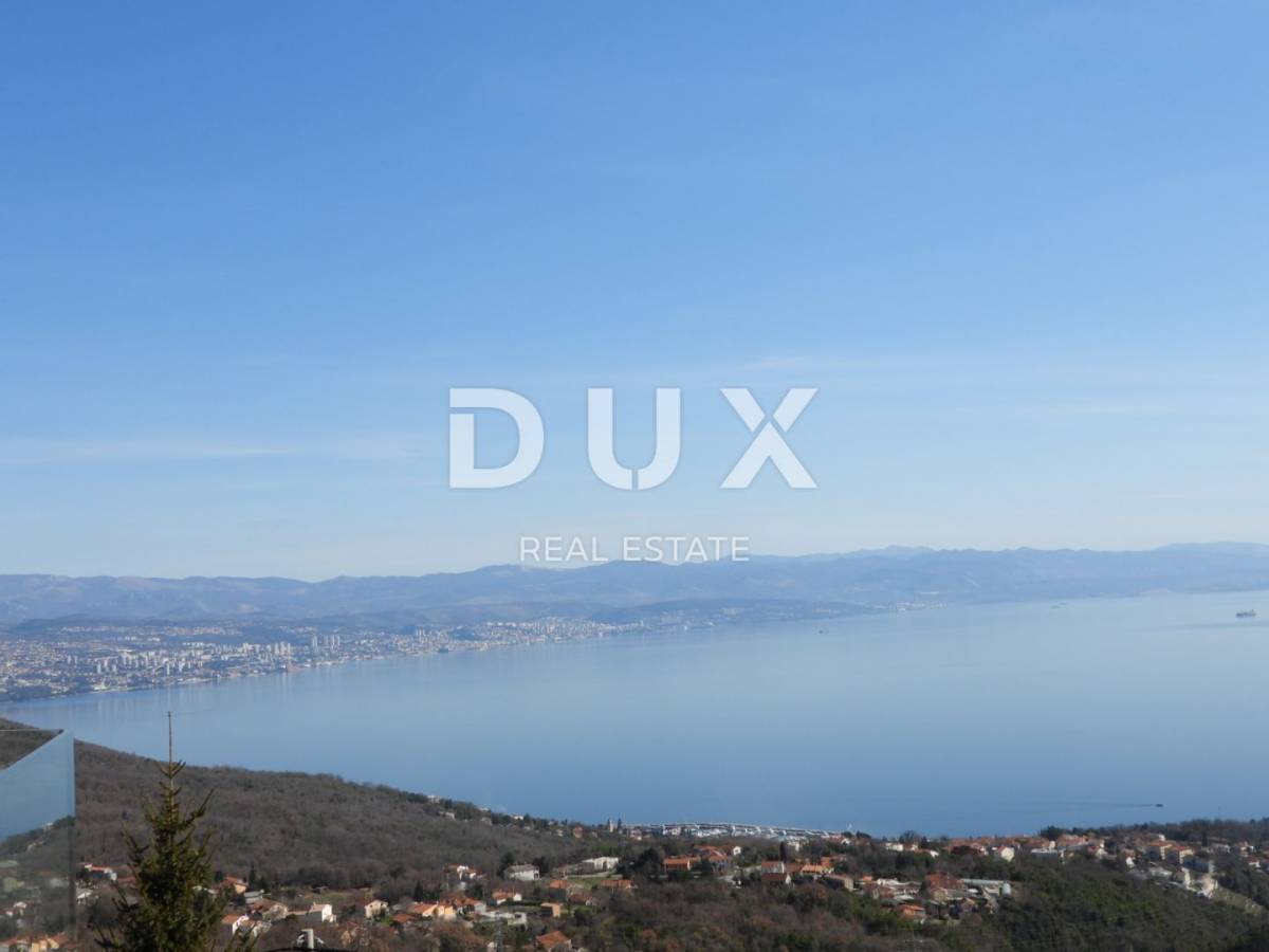 OPATIJA, IČIĆI, POLJANE- građevinsko zemljište 2187m2 (+ 3475m2 negrađevinsko) + 2 starine 200m2 s panramskim pogledom na more ...