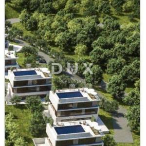 OPATIJA, IČIĆI, POLJANE - građevinsko zemljište 11142m2 s pogledom na more i građevinskom dozvolom za apartmane / obiteljsku ku...