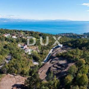 OPATIJA, IČIĆI, POLJANE - građevinsko zemljište 11142m2 s pogledom na more i građevinskom dozvolom za apartmane / obiteljsku ku...
