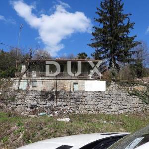 OPATIJA, IČIĆI, POLJANE- kuća-starina 130m2 S GRAĐEVNOM DOZVOLOM!!! i s pogledom na more + okućnica 4400m2