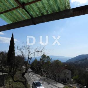 OPATIJA, IČIĆI, POLJANE- kuća-starina 130m2 S GRAĐEVNOM DOZVOLOM!!! i s pogledom na more + okućnica 4400m2