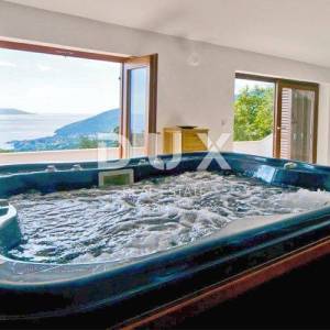 OPATIJA, IČIĆI, POLJANE - kuća/villa 380m2 sa pogledom na more i bazenom + okoliš 1500m2