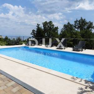 OPATIJA, IČIĆI, POLJANE- villa 500m2 s pogledom na more i bazenom + okoliš  1600m2
