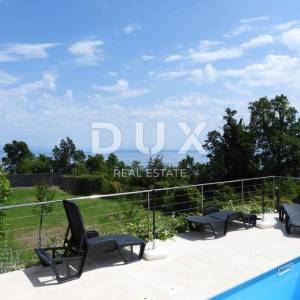 OPATIJA, IČIĆI, POLJANE- villa 500m2 s pogledom na more i bazenom + okoliš  1600m2