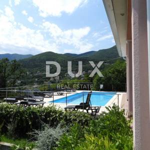 OPATIJA, IČIĆI, POLJANE- villa 500m2 s pogledom na more i bazenom + okoliš  1600m2