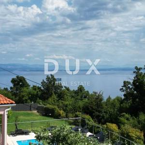 OPATIJA, IČIĆI, POLJANE- villa 500m2 s pogledom na more i bazenom + okoliš  1600m2