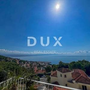 OPATIJA, IČIĆI - predivan stan 107m2 u kući s dvije terase i panoramskim pogledom na more