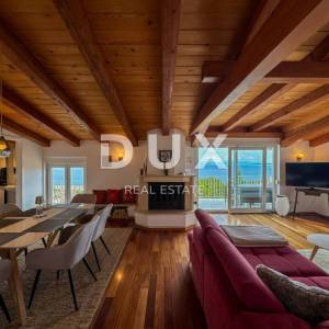 OPATIJA, IČIĆI - predivan stan 107m2 u kući s dvije terase i panoramskim pogledom na more