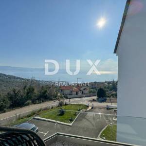 OPATIJA, IČIĆI - prekrasno uređen stan s panoramskim pogledom na more i balkonom blizu mora