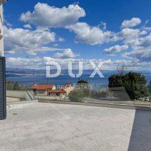OPATIJA, IČIĆI - prizemlje - veći stan s okućnicom u novogradnji s pogledom na more, LOKACIJA!