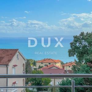 OPATIJA, IČIĆI - stan 124m2 s garažom blizu plaže, terasa, pogled na more, blizina Opatije