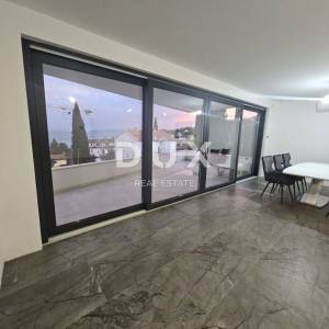 OPATIJA, IČIĆI - stan 150m2 s panoramskim pogledom na more, potpuno namješten za najam
