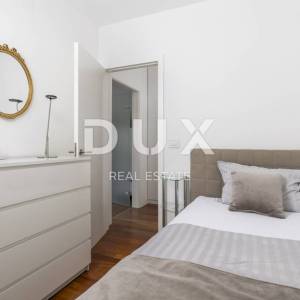 OPATIJA, IČIĆI - stan u novogradnji za najam, vrt, bazen, privatni parking, pogled na more
