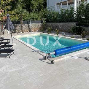 OPATIJA, IČIĆI - stan u prizemlju za najam, bazen, pogled na more