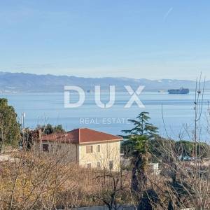 OPATIJA, IČIĆI - veći stan u novijoj zgradi samo 150 metara od plaže, terasa, garaža