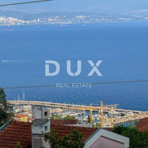 OPATIJA, IČIĆI – veći stan u privatnoj kući s vrhunskim pogledom na more, terasa, blizina mora