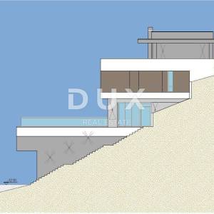 OPATIJA, IČIĆI - zemljište za vilu s građevinskom dozvolom 300m2 blizu plaže i Opatije