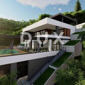 OPATIJA, IČIĆI - zemljište za vilu s građevinskom dozvolom 300m2 blizu plaže i Opatije