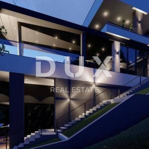 OPATIJA, IČIĆI - zemljište za vilu s građevinskom dozvolom 300m2 blizu plaže i Opatije