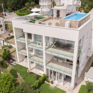 OPATIJA, IČIĆI – zimski najam – moderan apartman s vrtom, terasom i bazenom