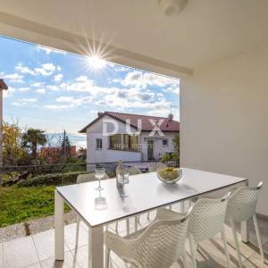 OPATIJA, IČIĆI – zimski najam – moderan apartman s vrtom, terasom i bazenom